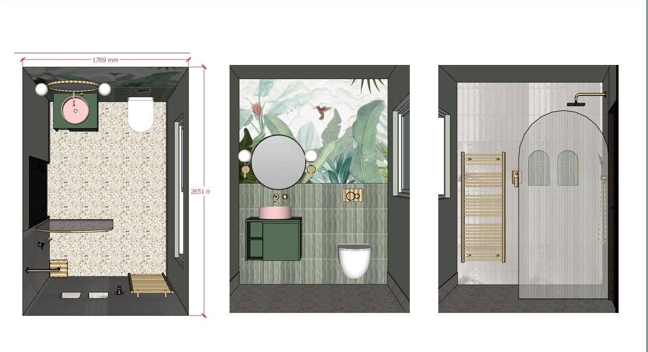 The Girls' Bathroom, Design visual